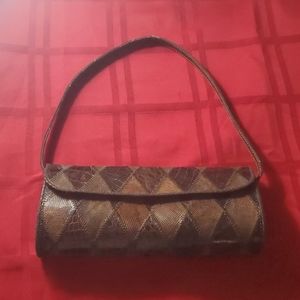 Real crocodile handbag